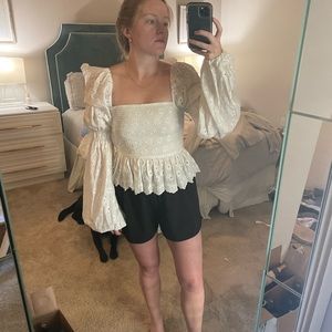 Carolina constas wren eyelet top